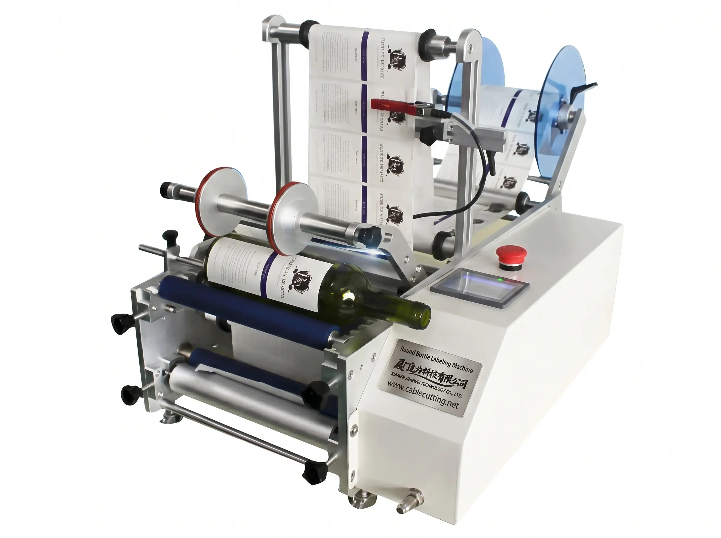 Semi-Auto Round Bottle Labeling Machine WPM-7160