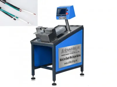 Heating Wire Stripping Machine WPM-3FA — Demo Video