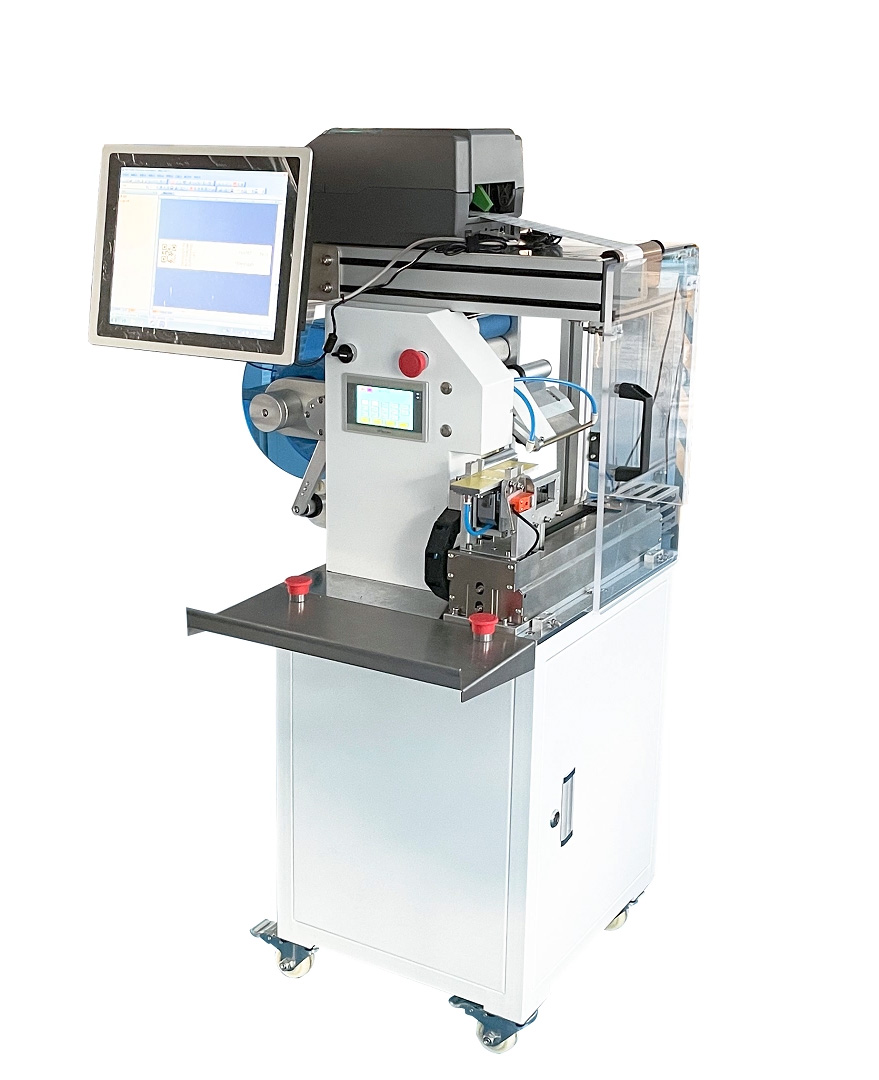 Semi-Automatic Wire Folding and Labeling Machine JW-T107