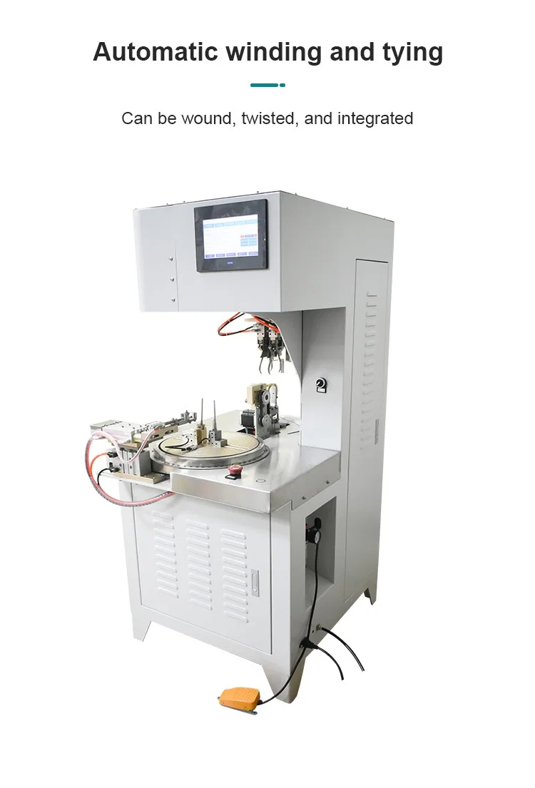 8 Shape Wire Winding and Tying Machine, Coil Winding Machine Wire, Automatic Wire Winding Machine, Cable Wire Winding Binding Machine 8 Shape Wire Winding and Tying Machine, Coil Winding Machine Wire, Automatic Wire Winding Machine, Cable Wire Winding Binding Machine