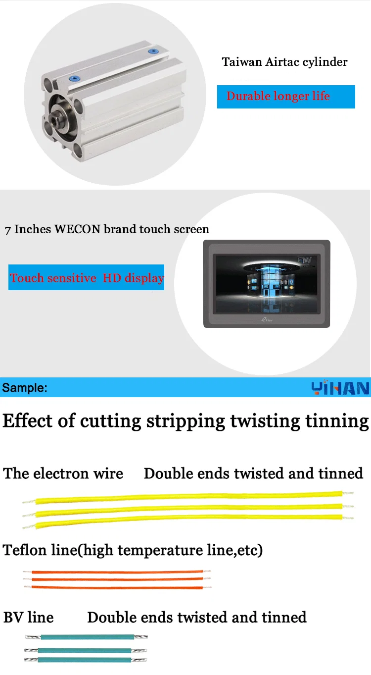 Phụ tùng của máy cắt dây, tuốt vỏ, xoắn và nhúng thiếc, Máy sản xuất tự động tuốt vỏ, xoắn, cắt và đóng thiếc cáp, Máy cắt dây, tuốt vỏ, xoắn và đóng thiếc hai đầu Phụ tùng của máy cắt dây, tuốt vỏ, xoắn và nhúng thiếc, Máy sản xuất tự động tuốt vỏ, xoắn, cắt và đóng thiếc cáp, Máy cắt dây, tuốt vỏ, xoắn và đóng thiếc hai đầu