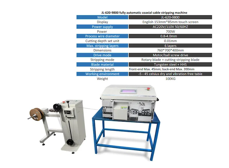 Coax Cable Stripper Machine, Coaxial Cable Stripping Machine, Coax Cable Stripping Machine