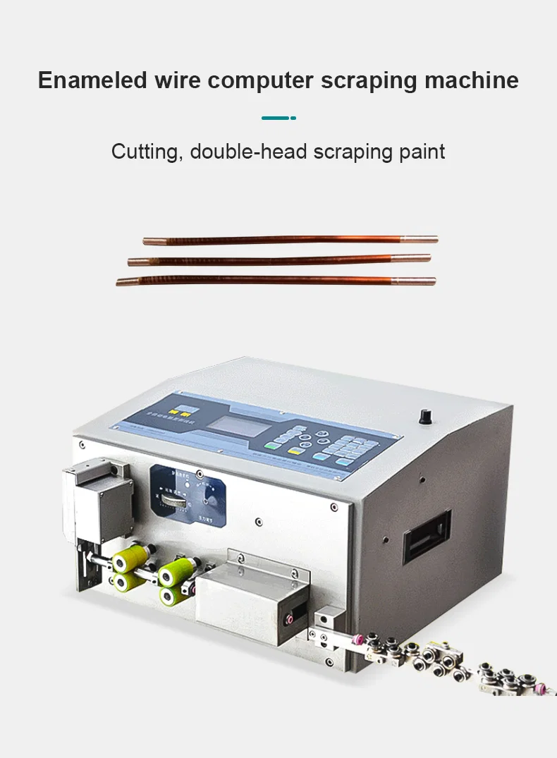 Enameled wire stripping cutting machine, Enameled Wire Skin Peeling Machine, 6 Mm Square Yarn Wire Skin Remove, Enameled Wire Paint Remove Equipment Mesin pemotong pengupasan kawat berenamel, Mesin Pengupas Kulit Kawat Berenamel, Penghapusan Kulit Kawat Benang Persegi 6 Mm, Peralatan Hapus Cat Kawat Berenamel