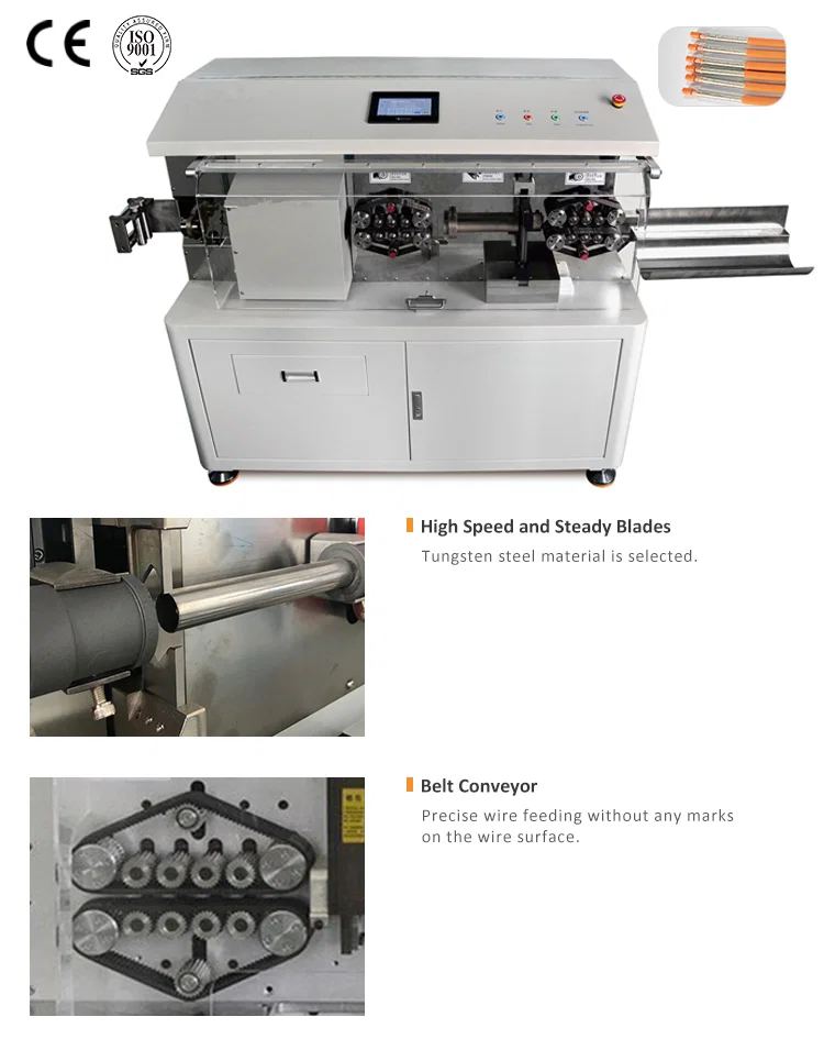 Automatic Coaxial cable cutting stripping machine, Cable Stripping Machine, Coaxial Cable Stripping Machine, Stripping Machine Automatický koaxiální odizolovací stroj, odizolovací stroj na kabely, koaxiální odizolovací stroj, odizolovací stroj