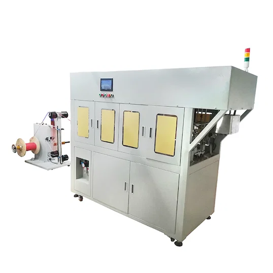 Automatic Cable Strip, Cut, and Coil Tie Machine WPM-B-1-L