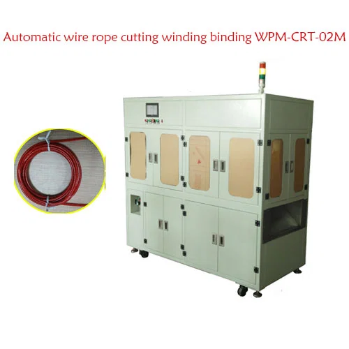Machine Automatique Coupe, Bobinage et Liage de Câble Métallique WPM-CRT-02M