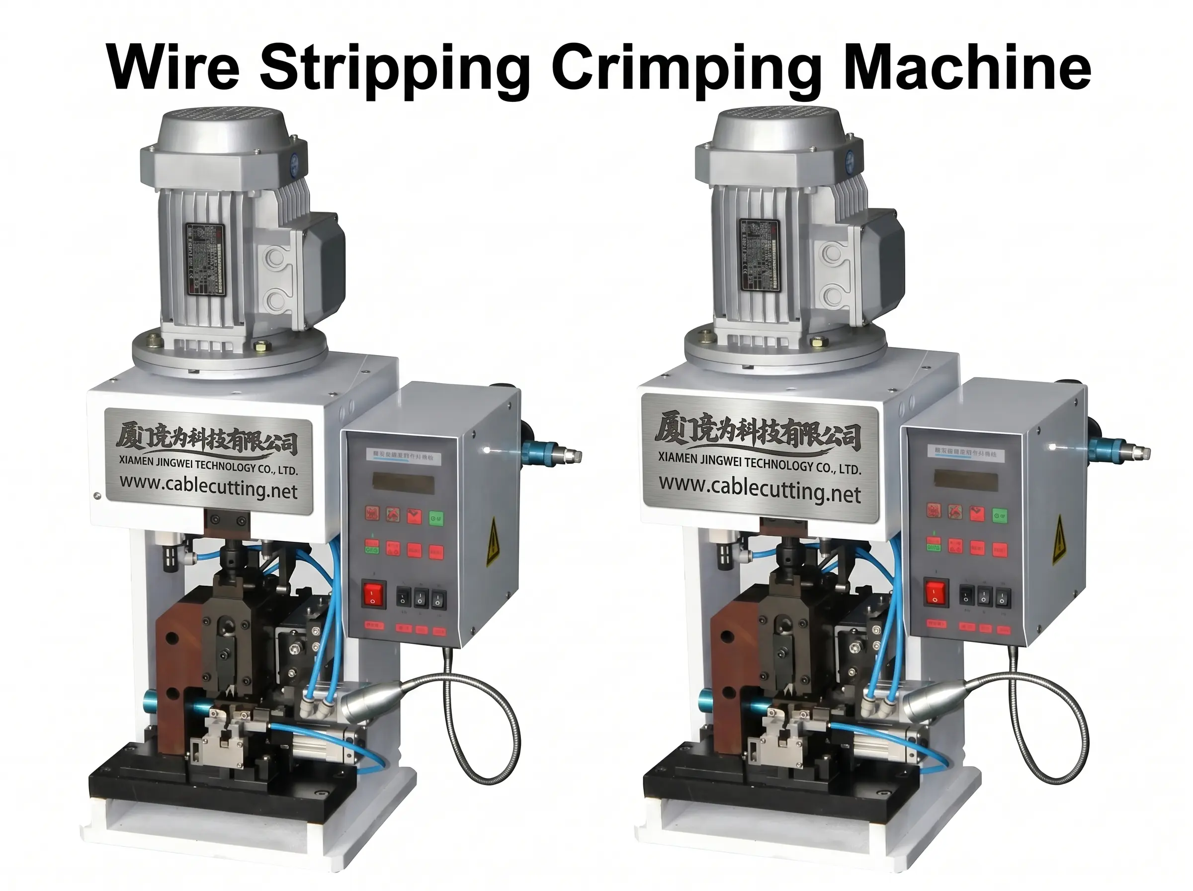End Feed Wire Stripping Crimping Machine WPM-2008-A-2-E