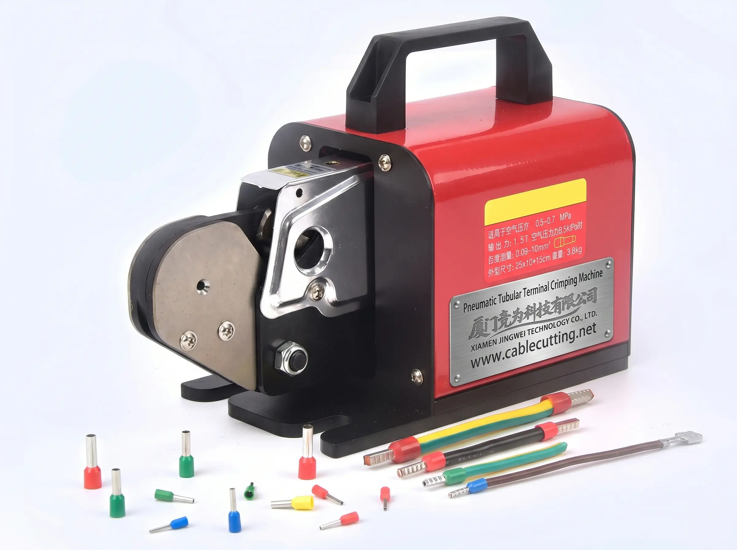 Pneumatische Rohrcrimpmaschine für Kabelendhülsen T6-4