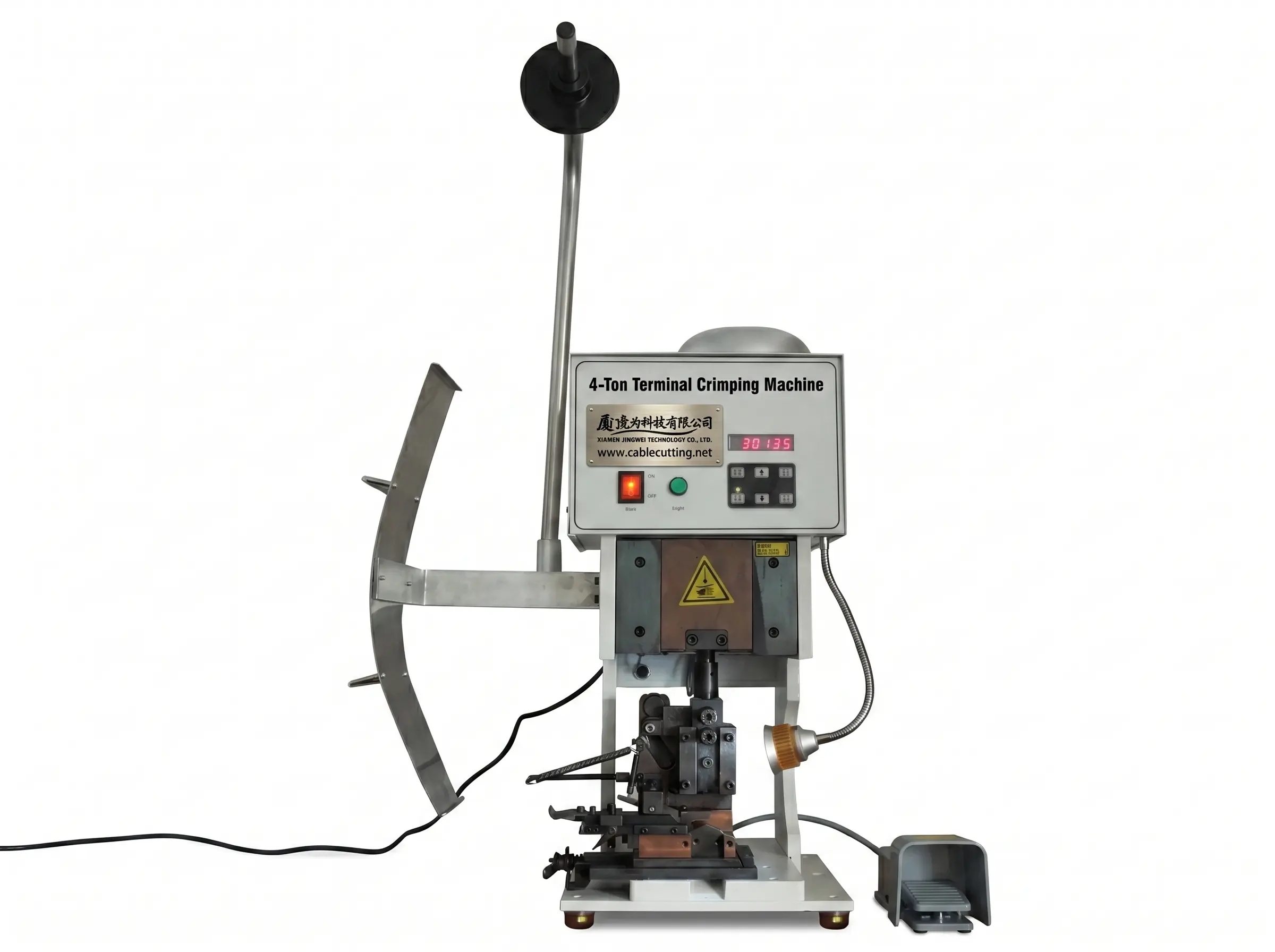 Semi-Auto Terminal Crimping Machine WPM-4000-S with Video Guide