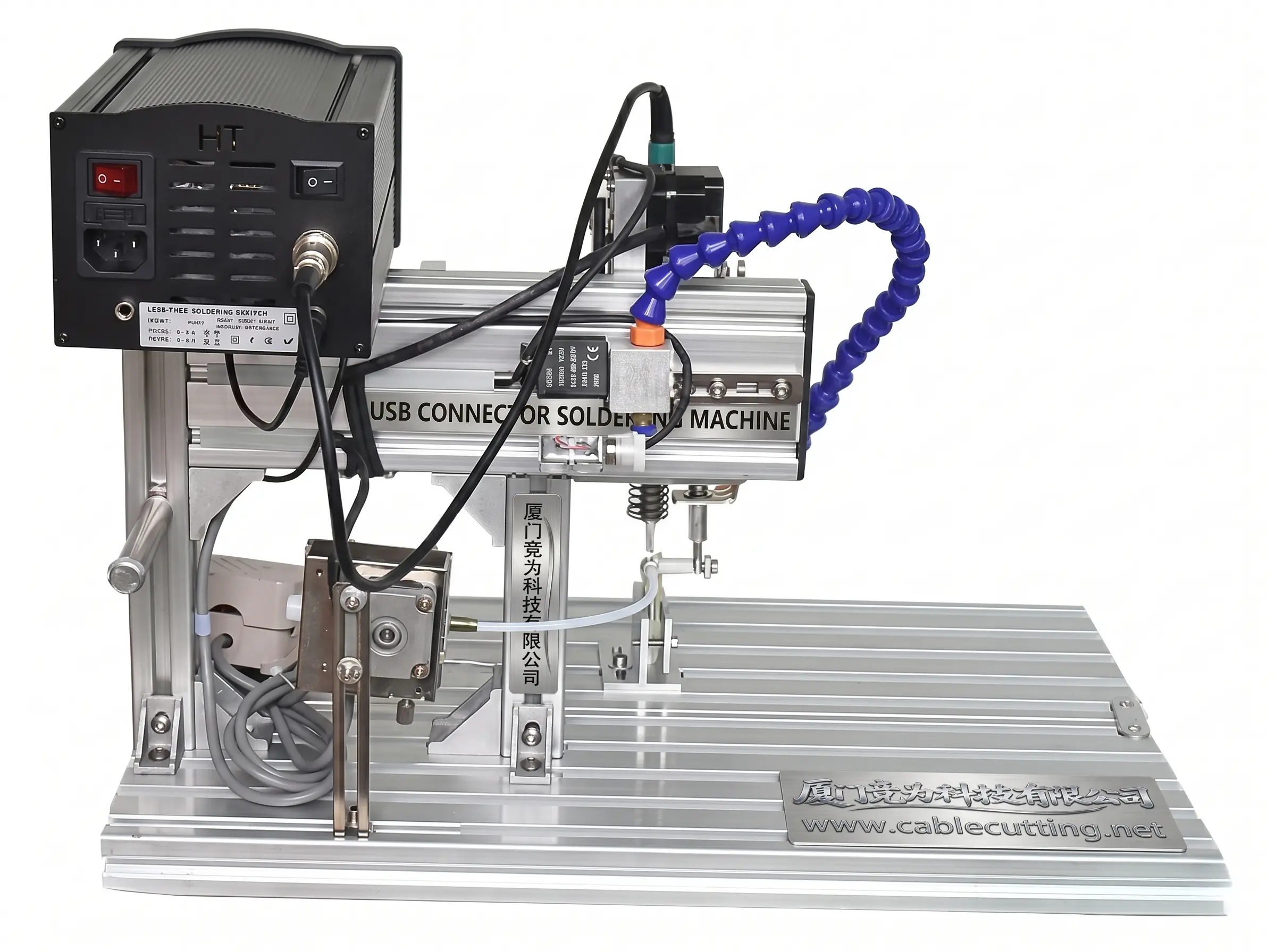 Semi-Automatic USB Connector Cable Solder 205-H Video Machine