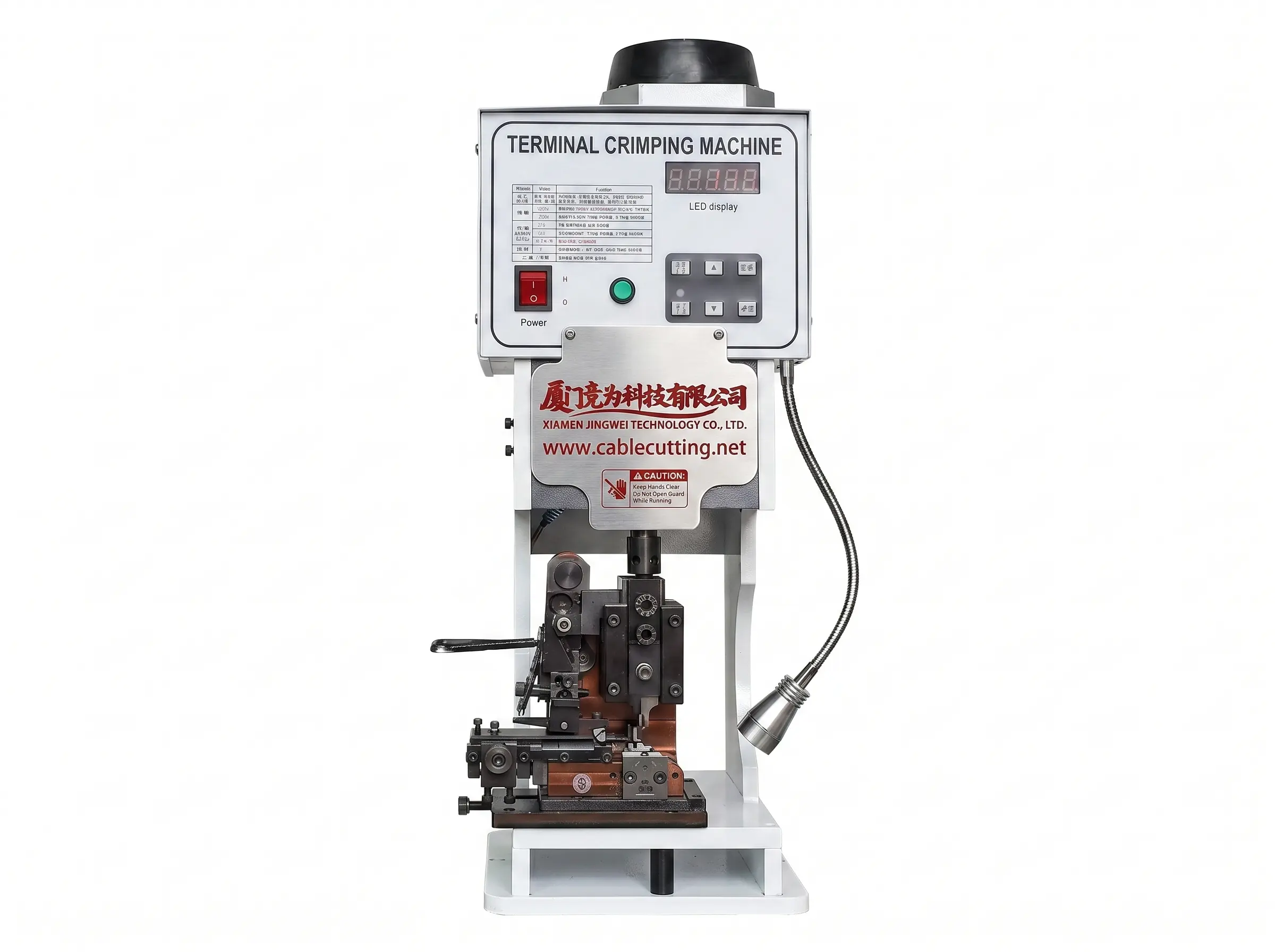 Halbautomatische Kontaktcrimpmaschine – ultraleise & stromsparend
