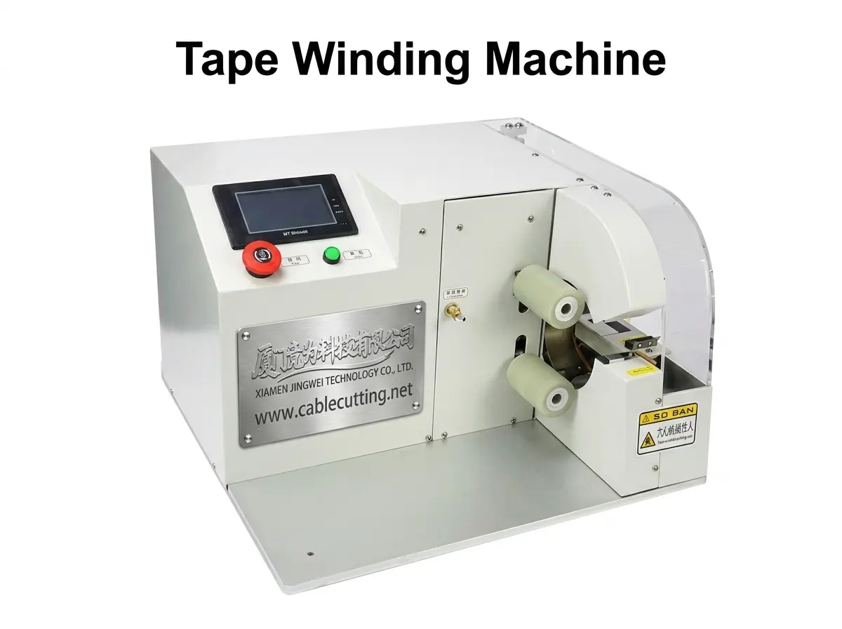 Intelligente Bandwickelmaschine für Kabelsätze, Touchscreen WPM-303X