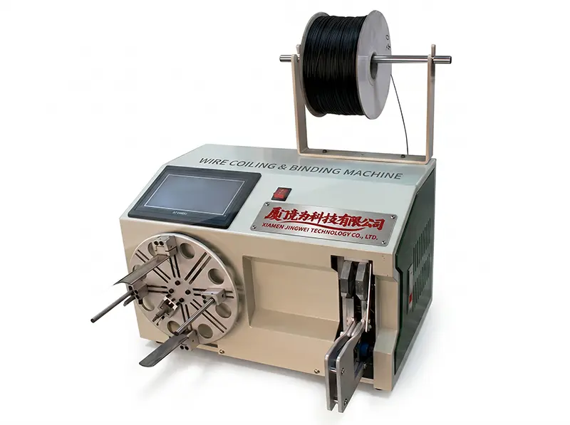 半自動ワイヤーロープ巻き取り結束機 巻線範囲50-250mm WPM-212C